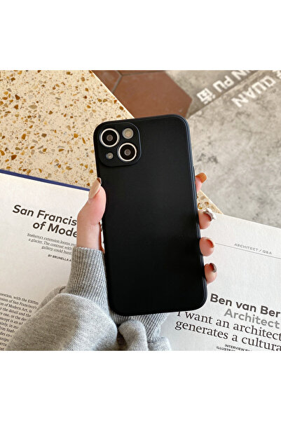 halkhouse iPhone 13 Kılıf İçi Kadife Kamera Korumalı Mara Lansman Silikon Kapak