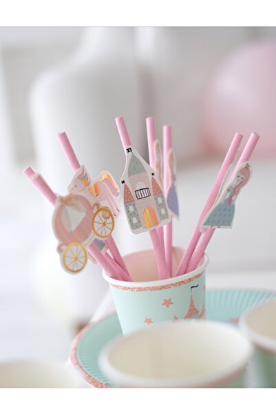 Partifabrik Rapunzel Temalı Pipet 8 Adet