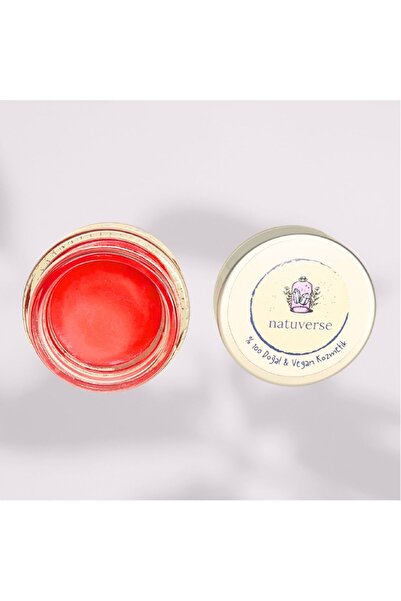 NATUVERSE Krem Ruj & Far & Allık 20 ml % 100 Doğal & Vegan & El Yapımı