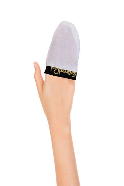 CaramelPeel Glove Peeling Facial Scrub - 100% Flush Silk, for Women and Men