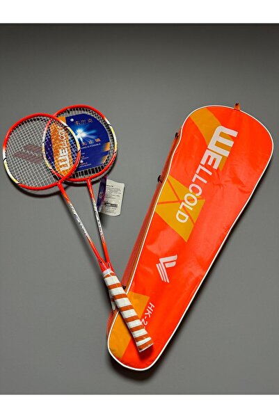WELLCOLD Badminton Profesyonel Raket Seti Çantalı HK2331T