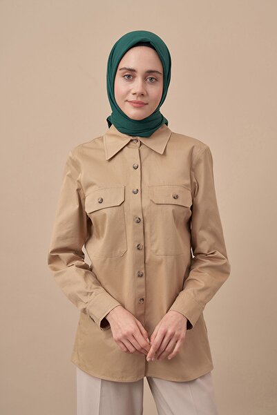 ARMANDA Emerald Colored Cotton Jazz Scarf