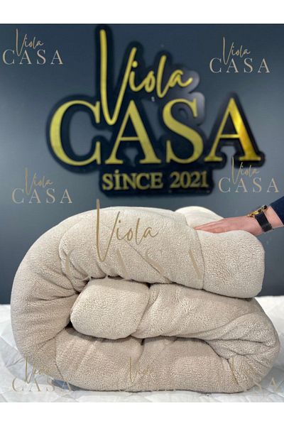 Violacasa Soft Line Double Welsoft Quilt Beige