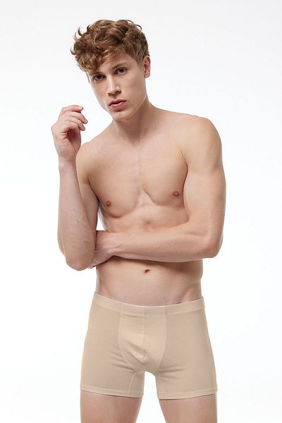 Malabadi Ανδρικό Χρώμα Δέρματος Lycra Boxer Πακέτο 3 - Mb58