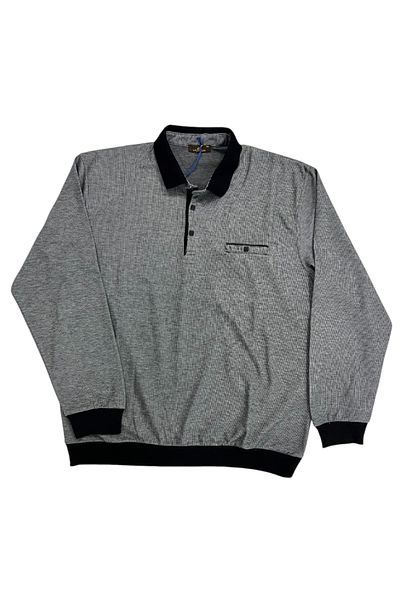 lacaton Long Sleeve Oversize Polo Collar Placket Shoes