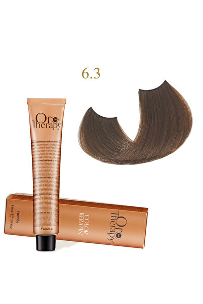Fanola Oro Therapy 24k Color Keratin With Gold & Argan Oil 100ml (ammonia Fre...