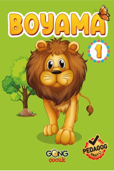 Gong Okul Öncesi Eğitici Etkinlikli Çocuk Boyama Kitabı 24 Sayfa