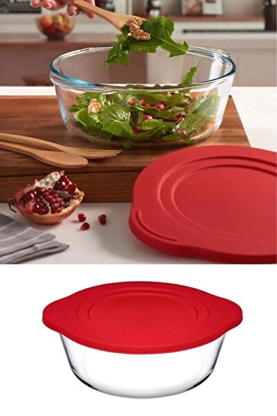 Paşabahçe 2100 Cc Round Pyrex Pot with Lid - 59001