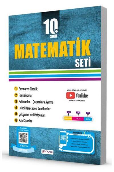 Ankara Kitap Merkezi 10. Sınıf Matematik Seti Yarı Çap Yayınları