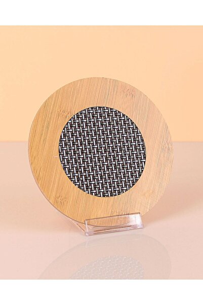 Hanedanev Suport din lemn cu sârmă metalică împletită la mijloc 17 cm