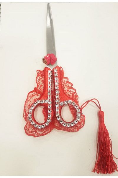 Evsay مقص بويز أبريل الشريط مقص أحمر
