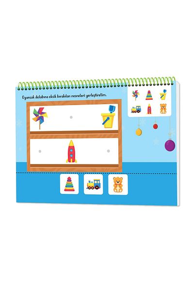 yükselen zeka My Velcro Activity Book for Children Age 3-5