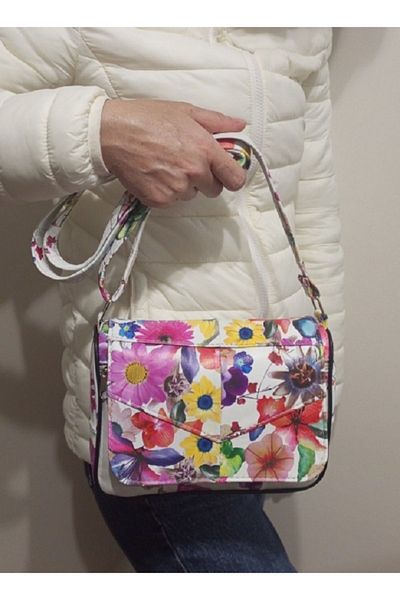 atter Geantă de damă din piele naturală (22CM - 16CM)