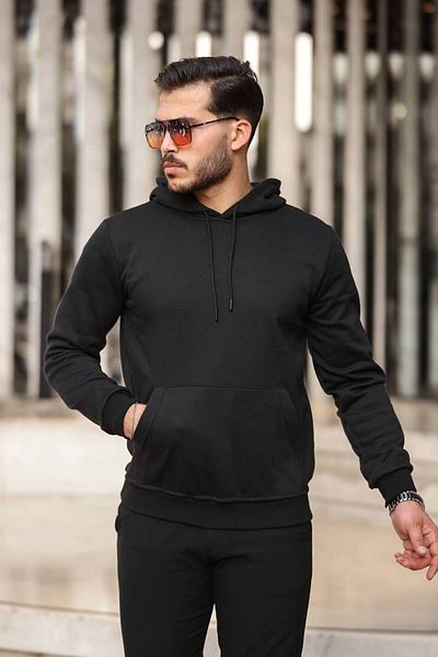 Store Hooded Black Sweatshirt