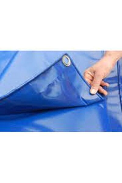 Sfmstore Ebatlı Çadır Branda Ölçü En 4 Metre Boy 6 Metre Renk Mavi