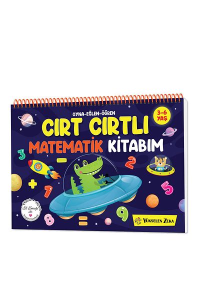 yükselen zeka My 3-6 Year Old Mathematics Book - Velcro