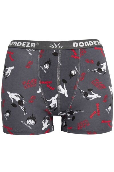 jilly jo White 6-Piece Cotton Patterned Boys' Boxers