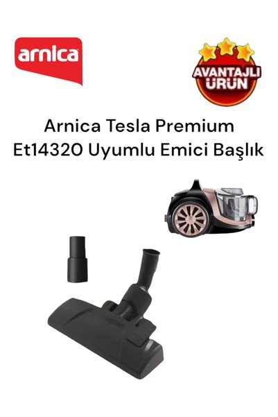 shopdrm Arnica Tesla Premium ET14300 Toz Torbasız  Süpürge Uyumlu  ''Hortumlu...