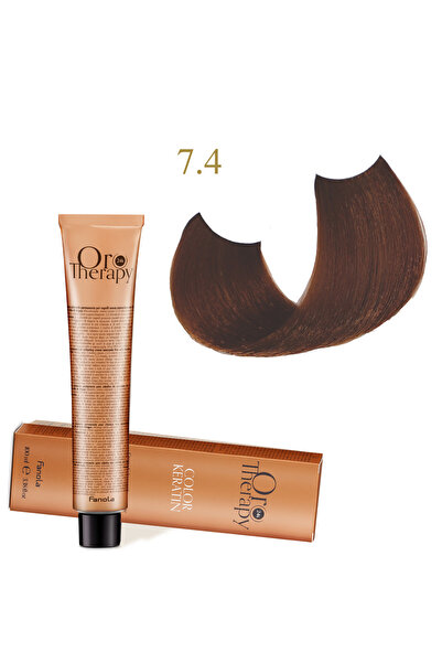 Fanola Oro Therapy 24k Color Keratin With Gold & Argan Oil 100ml (ammonia Fre...