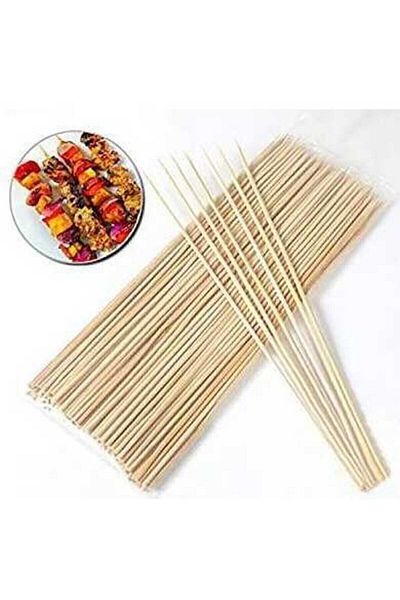 Hanedanev Wooden, Long and Thick, Garbage Spit Stick 40 Cm - 20 Pieces 1229