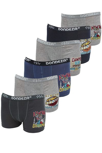 bonbonetti chocolate baby&kids Boy's Boxers 506 - Pack of 6