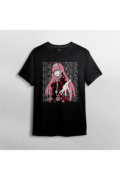 Pixxa Μπλουζάκι Franxx Zero Two Darling Crew Neck 100% βαμβακερό - 1