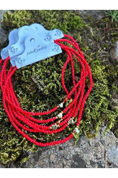 Chngroup Kalp Aparatlı Kumboncuk Kolye