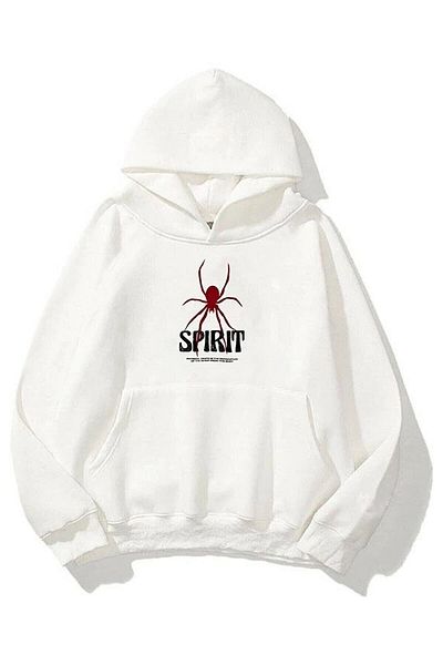 Trendseninle Φούτερ Unisex Spirit Λευκό