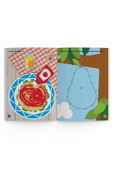 yükselen zeka First Sticker Set - Paste, Draw, Paint