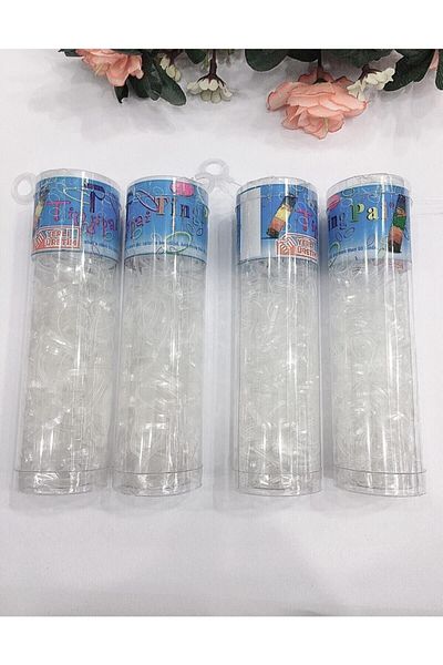 İNCİ AKSESUAR Διαφανές διχτυωτό καουτσούκ 4 Large Box