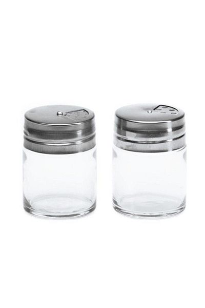 Paşabahçe 43880 Salt and Pepper Shakers Metal Kpk.2li