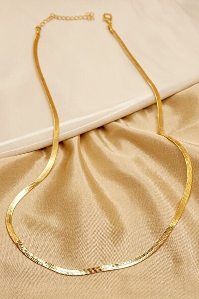 MaidCo Accessories Kadın Gold Italyan Zincir Kolye Kl1007