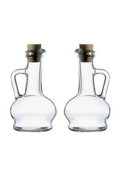 Paşabahçe Olivia Oil Vinegar with Mushroom Lid 2-Piece