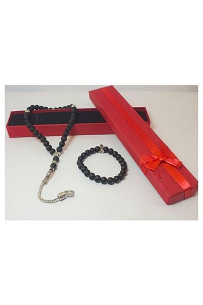 RD EKOAVM Eco Rosary Natural Stone Onyx Rosary and Bracelet