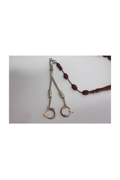 RD EKOAVM Moon Star Double Tasseled Skittle Prayer Beads in Gift Box
