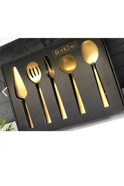 ROY KING Venus Shiny Titanium 5 Piece Sauce Set