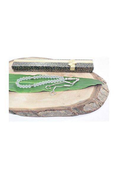 RD EKOAVM Double Tassel Moon Star Tip Globe Cut Rosary + Pen