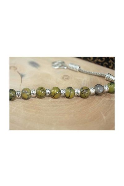 RD EKOAVM 8 Mm Agate Zaza Rosary with Kazaz Tip Zaza Rosary Rdt217