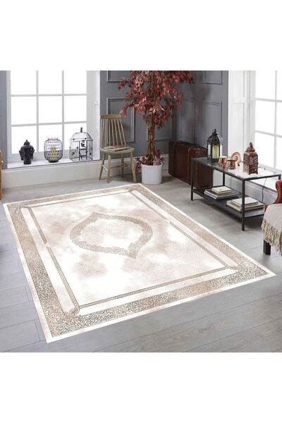 RD EKOAVM Kadife 4 M2 Ve 6 M2 Seçenekli Lastikli Halı Örtüsü Ort359-selenium