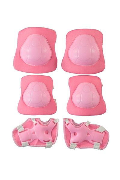 CAN 31-34 Pink Skate Adjustable Knee Pad Elbow Pad Set
