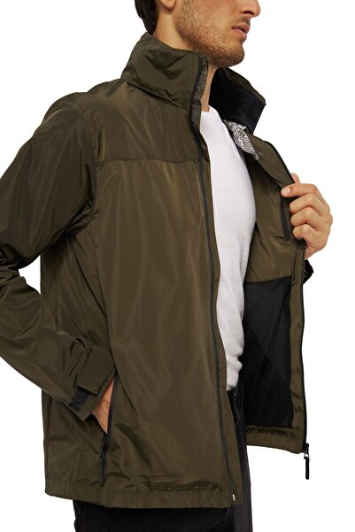 GHASSY CO. Ghassy Co. Чоловічий 3D дощовик з капюшоном - вітрянка з прихованою сумкою для перенесення