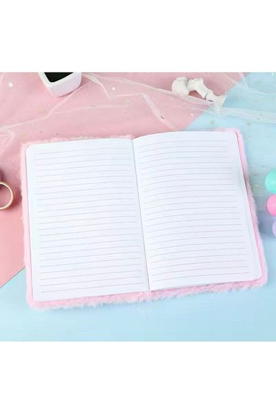 BLA GROUP Cute Plush Cat Notebook, Memory Book, Memory Book, Diary