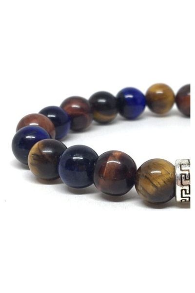 RD EKOAVM Bi'bracelet Mixed Color Tiger Eye