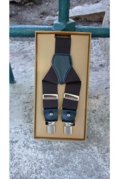 RD EKOAVM Tek Askılı Deri Siyah Kemer 31810