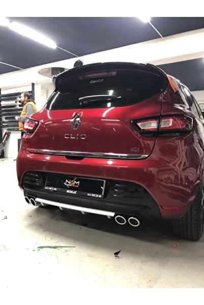 NamTuning Renault Clio 4 Bagaj Üstü Spoiler Spoyler Parlak Siyah 2012-2019
