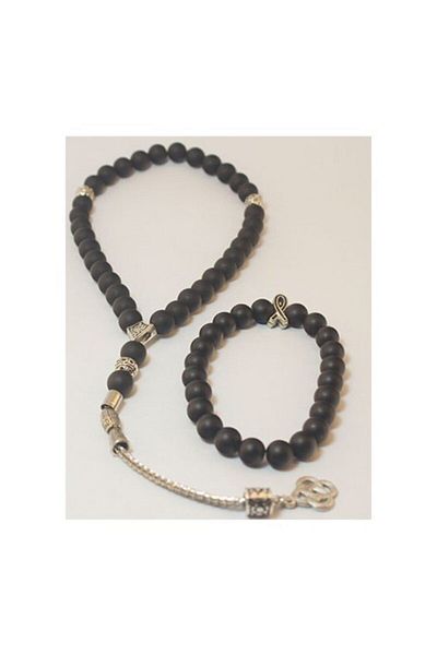 RD EKOAVM Eco Rosary Natural Stone Onyx Rosary and Bracelet