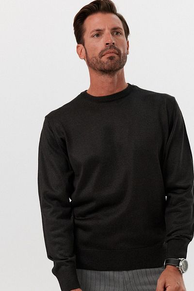 Livio Ferri Men's Crew Neck Knitwear Sweater - Standard Fit