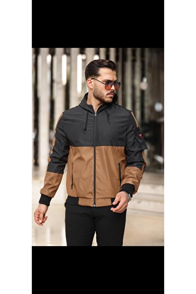 Store Su ve Rüzgar Geçirmez Mevsimlik Erkek Mont