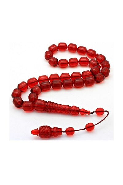 RD EKOAVM Powder Amber Rosary - Capsule Cut and Processing Detailed Imame HBT-1022