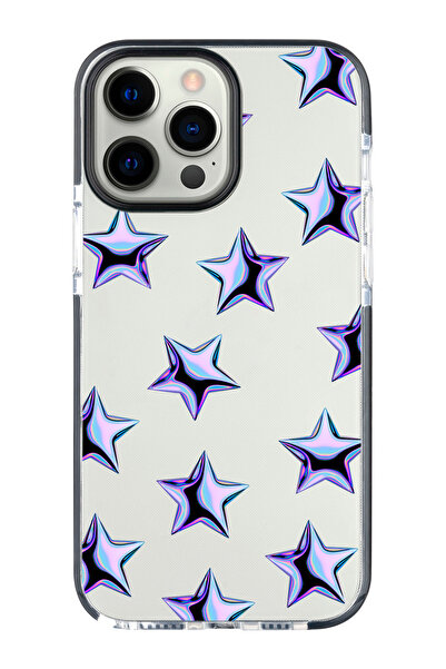 shoptocase Iphone 15 PRO MAX Uyumlu Yıldızlar Desenli Kenar Korumalı Telefon ...